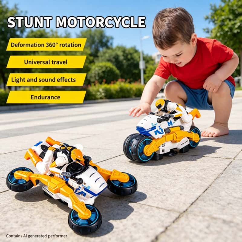Kids' Toys - Mainan Motor Listrik Transformable untuk Anak-anak,