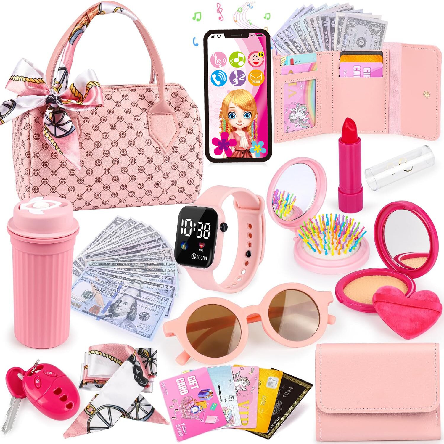 Top Kids Xmas Toys - 32PCS Tas Mainan Anak Perempuan Tas