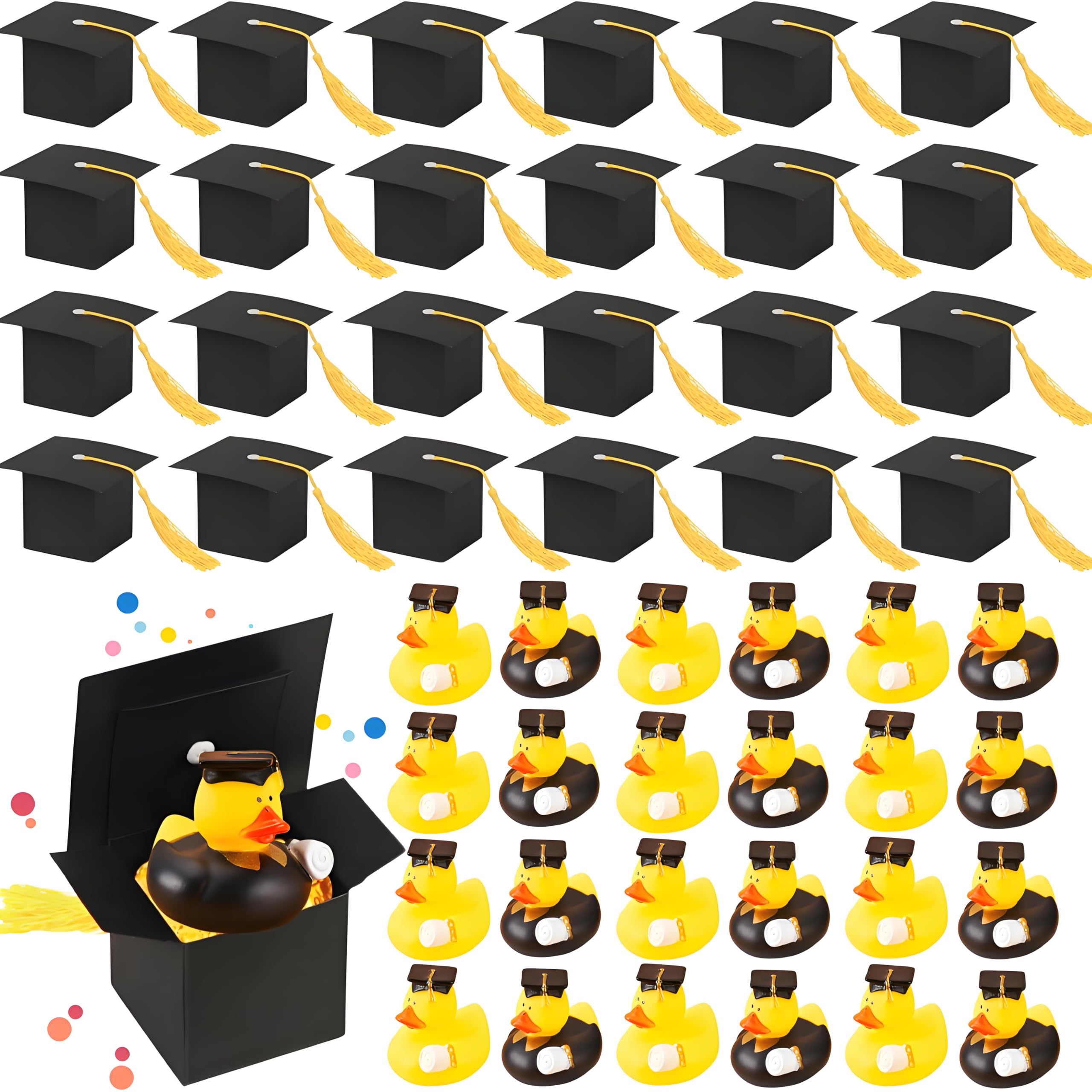 Rubber Duck Bath - 6/12/24 Set Kotak Permen Hadiah Bebek