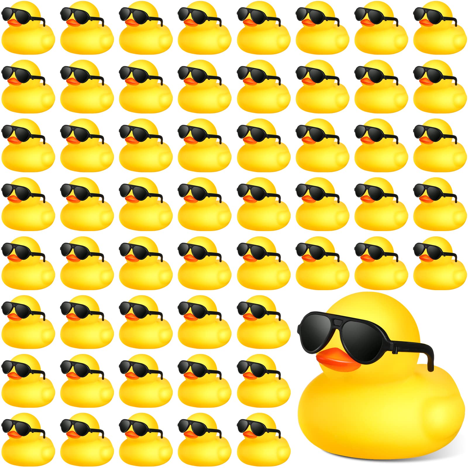 Rubber Duck Bath - 1-100 Buah Bebek Karet Mini Kuning