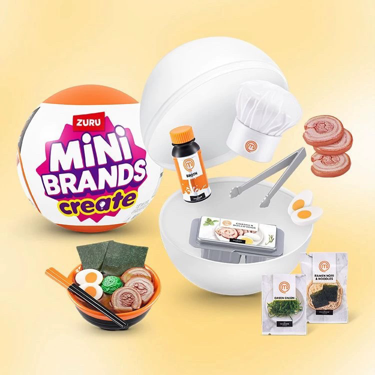 Kids Toys Brand - 5x Bola Kejutan Mini Brands Create