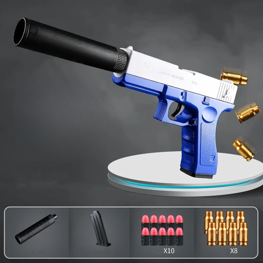 Foam Dart Gun - 6QB-Desert Eagle Pistol Mainan Peluru Lunak