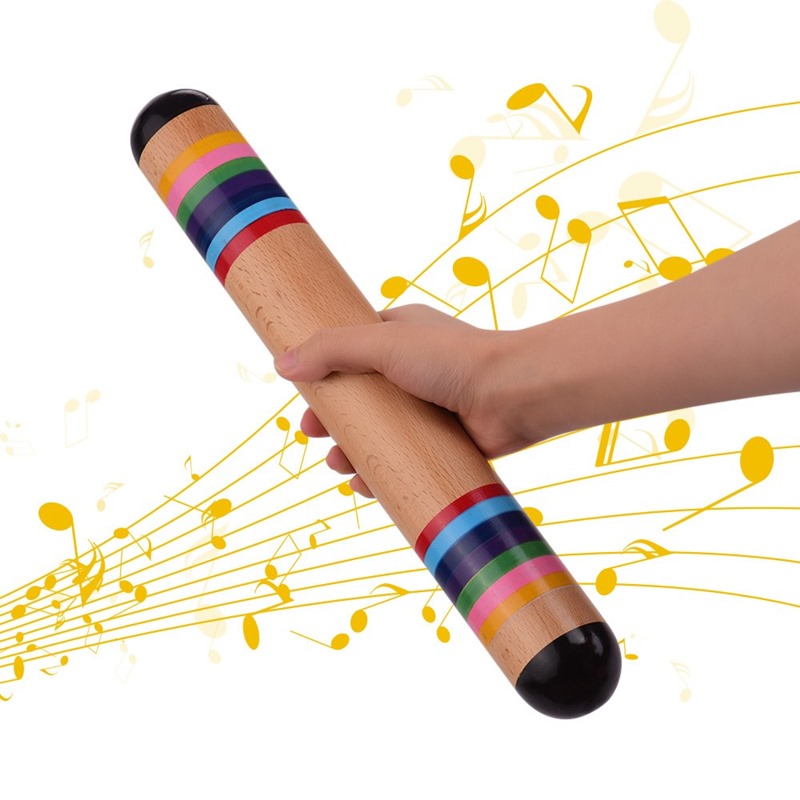 Kids Toys Quality - Alat Musik Pengocok Hujan Rainstick Kayu