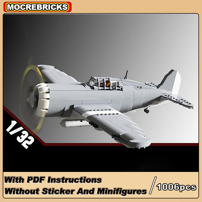 Top Kids Xmas Toys - Militer tempur Bomber P-47 Thunderbolt WW2