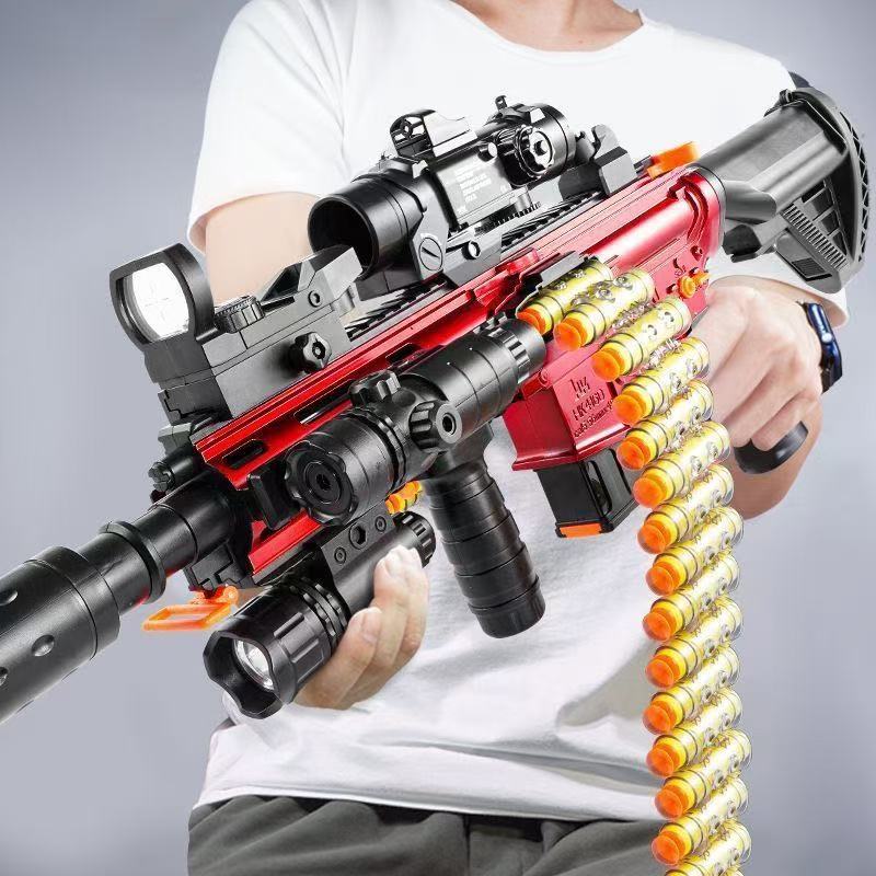 Foam Dart Gun - Pistol Mainan Elektrik Otomatis Peluru Lunak