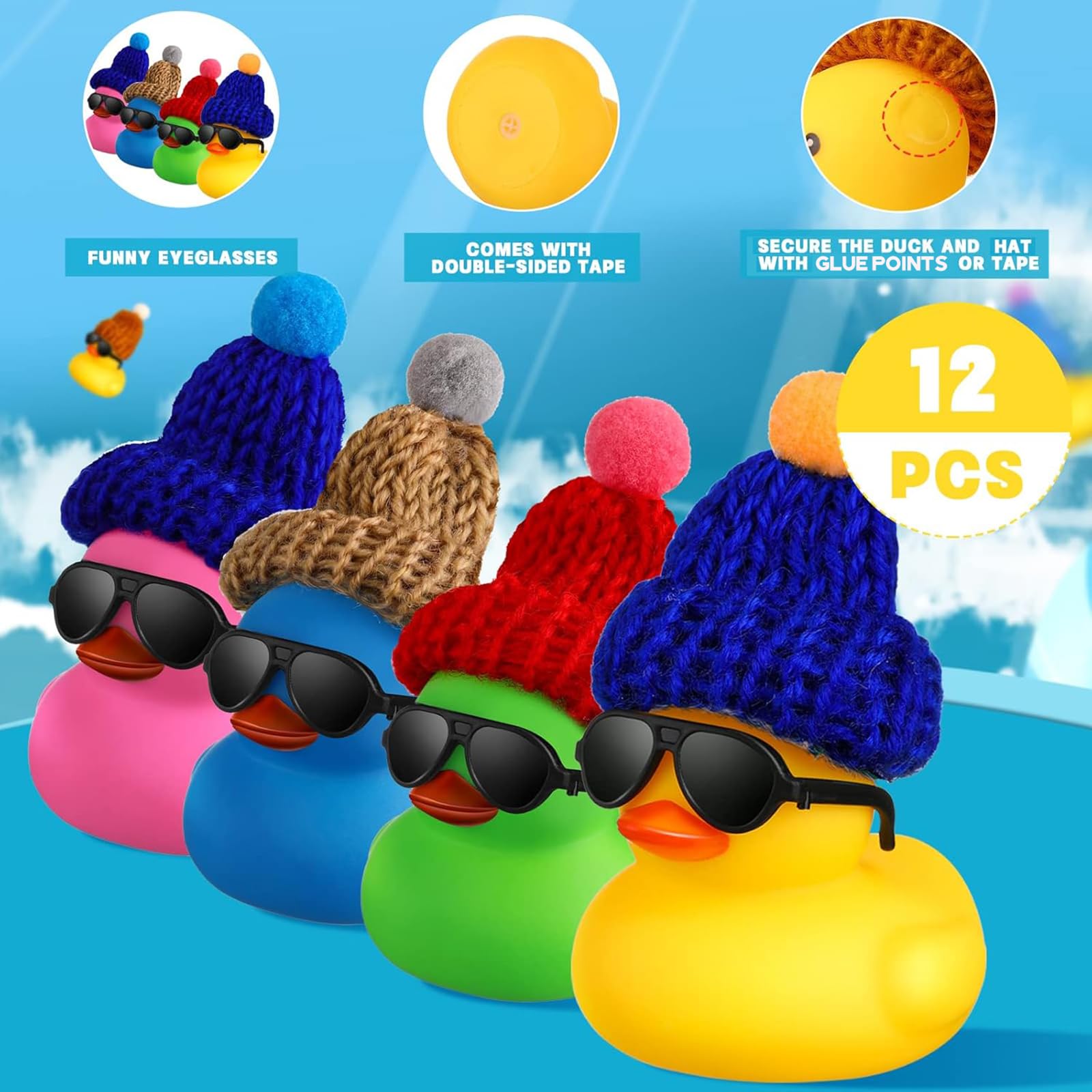 Bebek Karet Mini dengan Kacama - Rubber Duck Bath ulasan dan harga