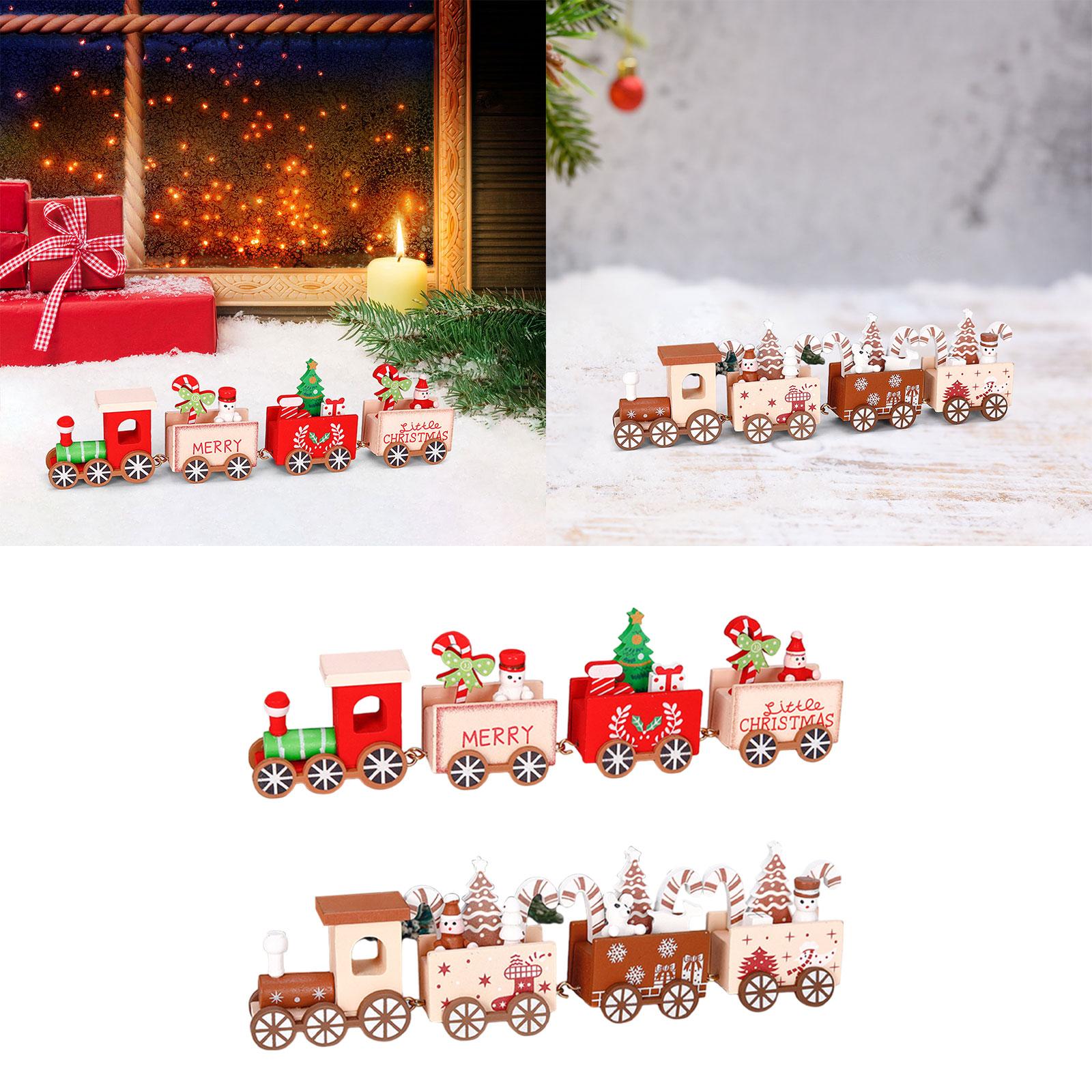 Kereta Kayu Ornamen Natal Deko - Top Kids Xmas Toys ulasan dan harga