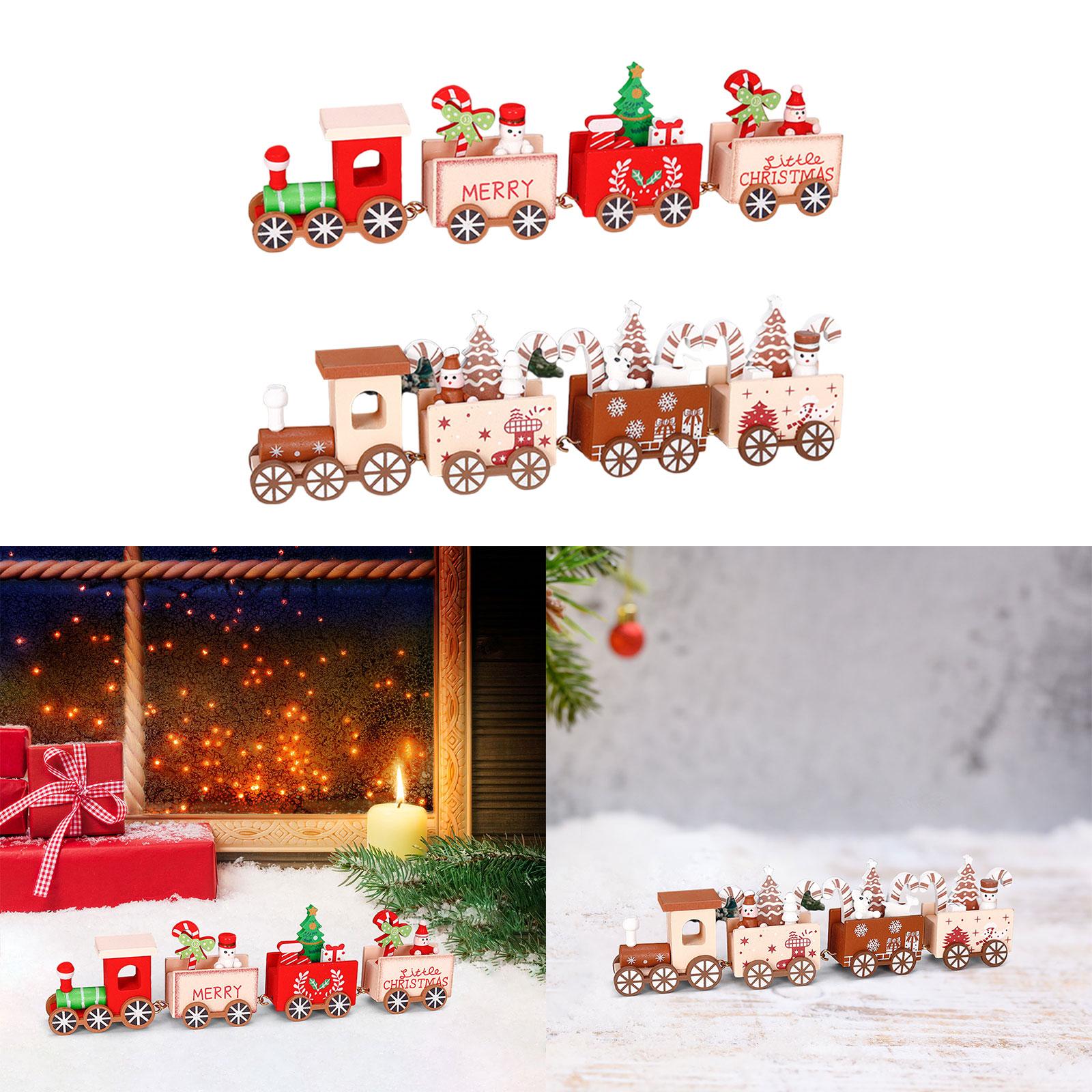 Kereta Kayu Ornamen Natal Deko - Top Kids Xmas Toys ulasan dan harga