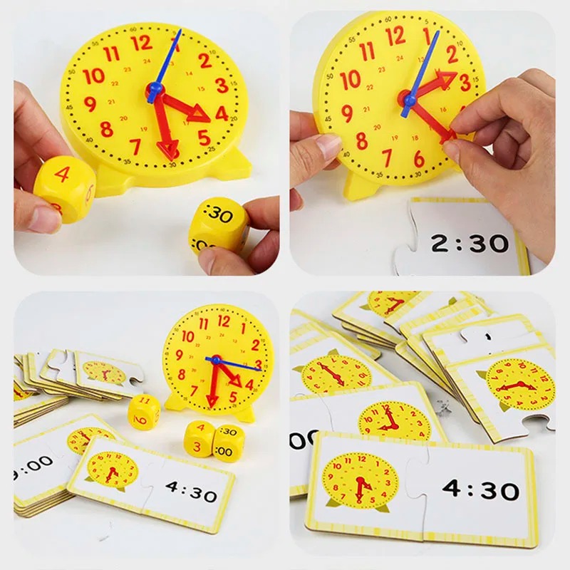 Mainan Edukasi Jam Montessori  - Kid Toys Ads ulasan dan harga