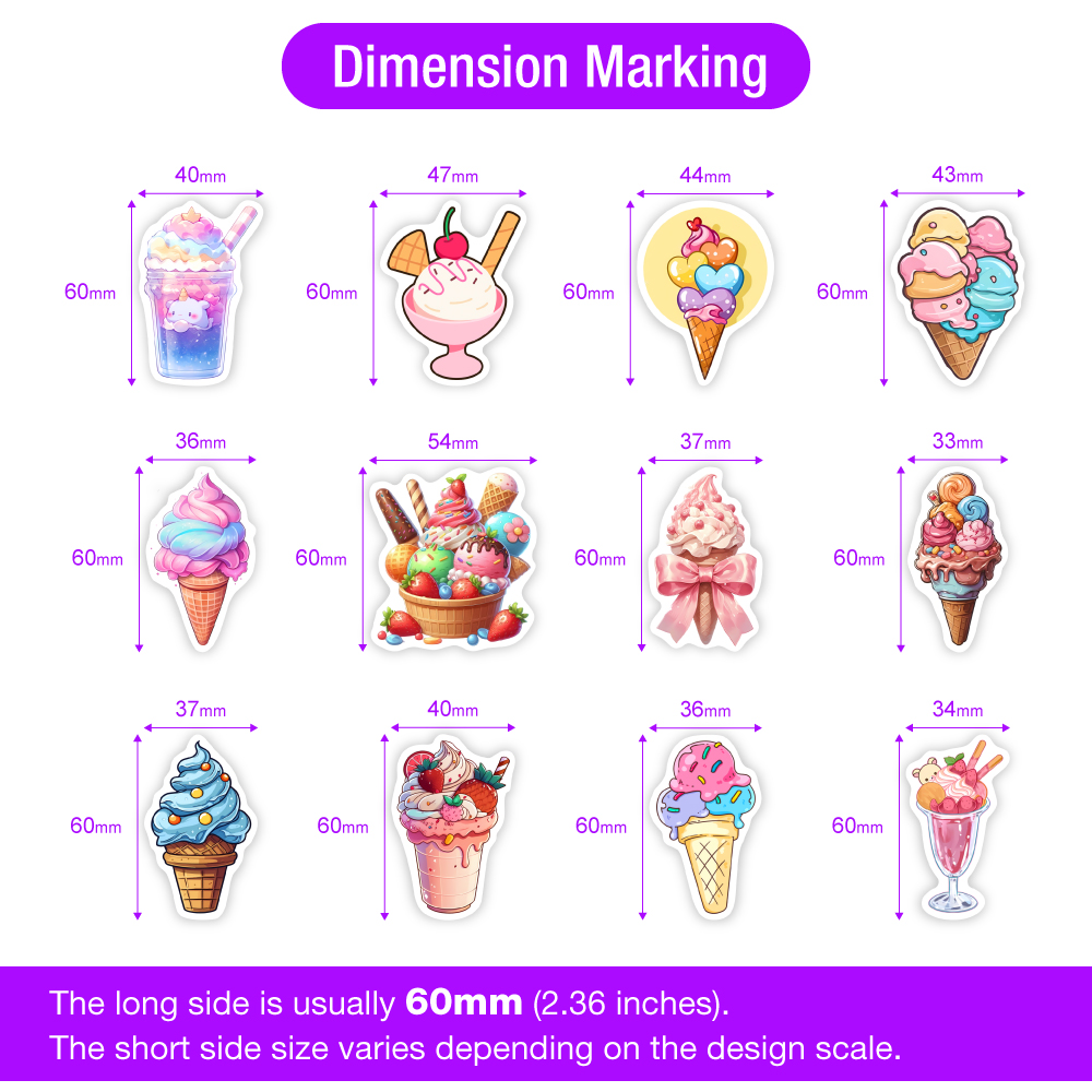 Stiker Es Krim Musim Panas Had - Kids Toys Laptop ulasan dan harga