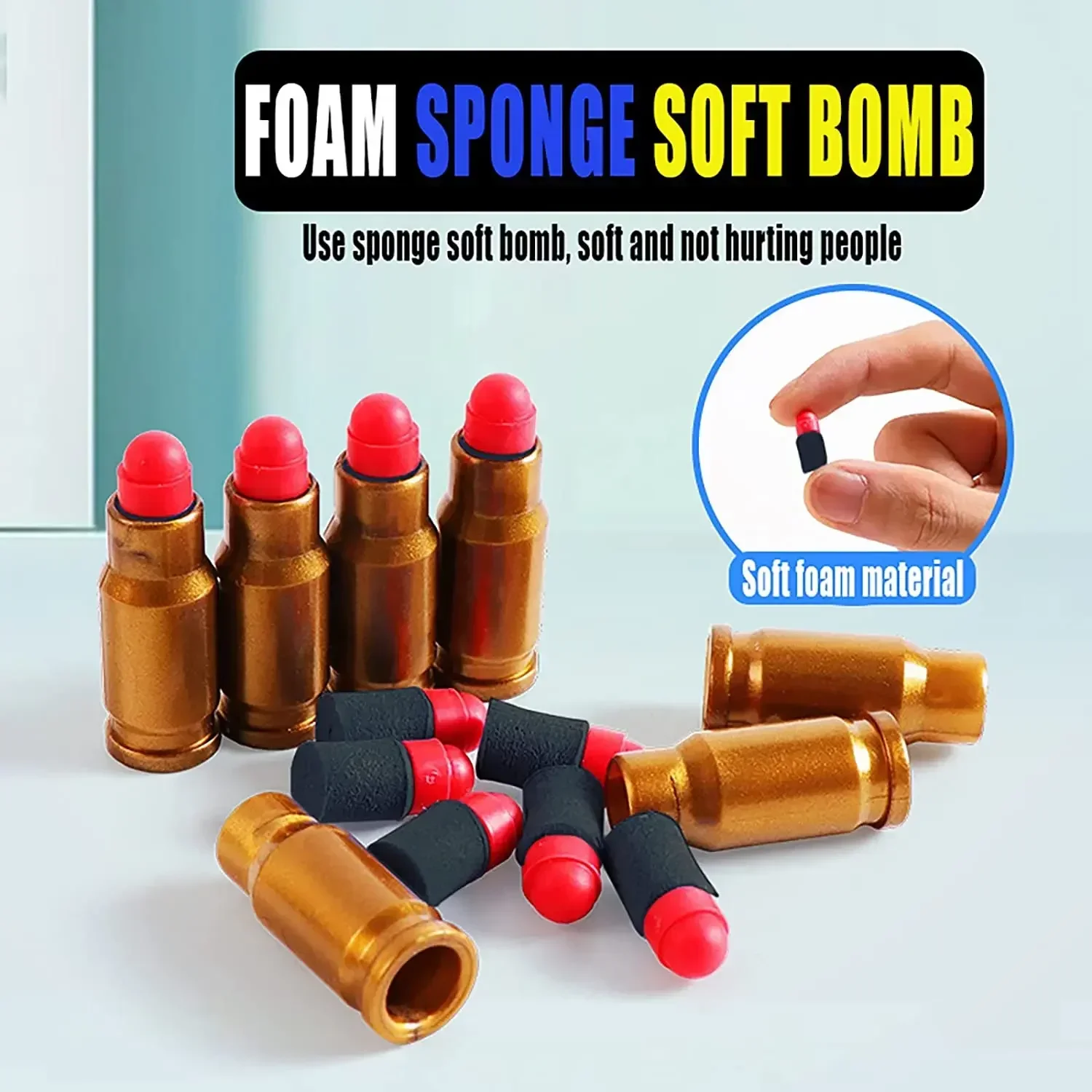 6QB-Desert Eagle Pistol Mainan - Foam Dart Gun ulasan dan harga