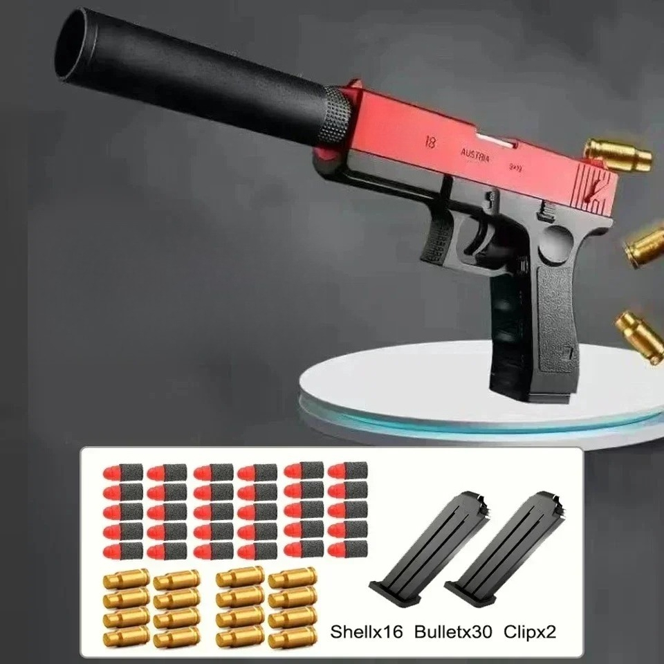 6QB-Desert Eagle Pistol Mainan - Foam Dart Gun ulasan dan harga