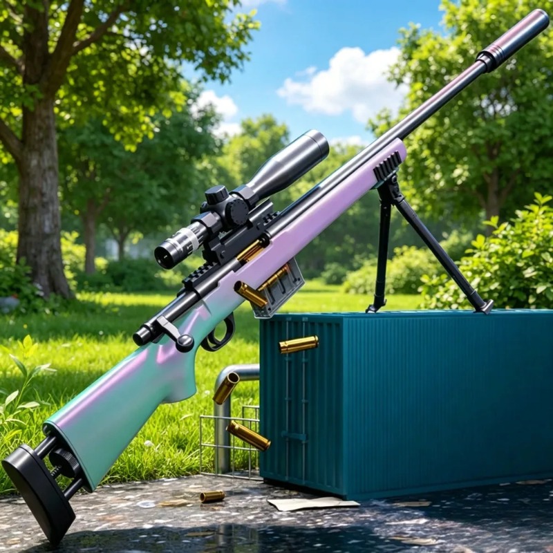 Senapan Runduk Simulasi Klasik - Foam Dart Gun ulasan dan harga