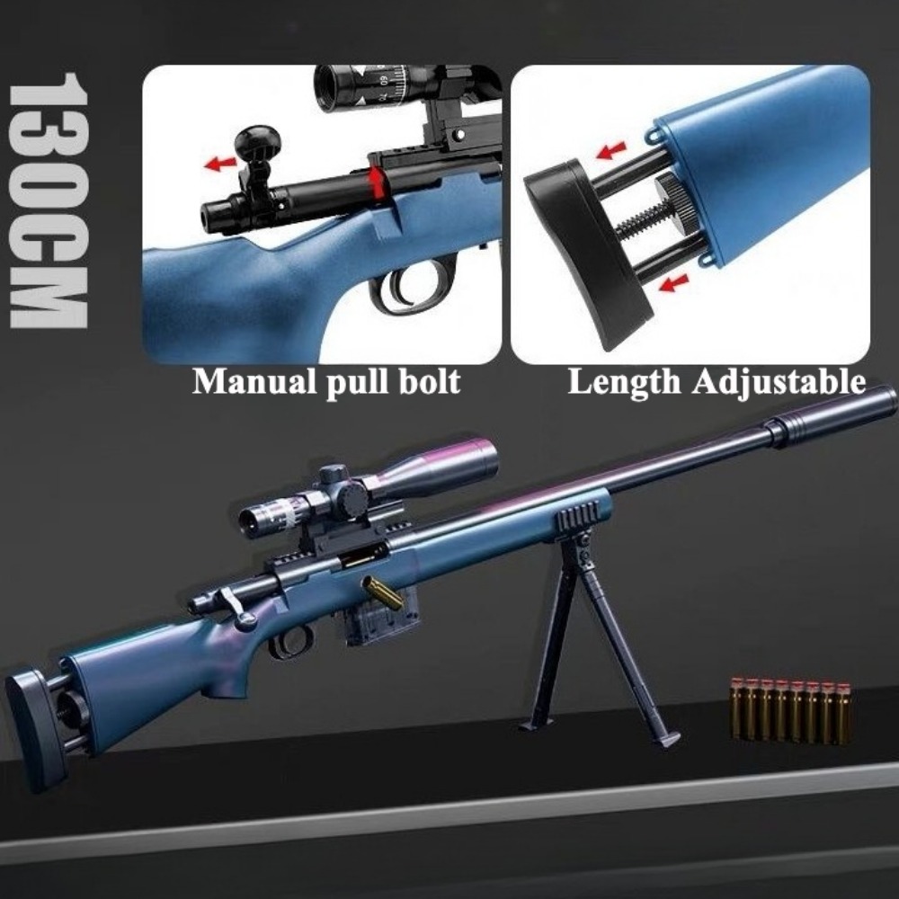 Senapan Runduk Simulasi Klasik - Foam Dart Gun ulasan dan harga