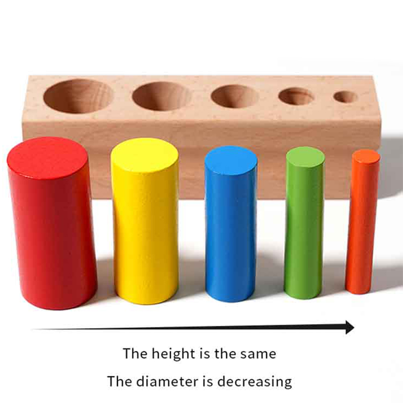 Mainan Blok Silinder Kayu Berw - Kid Toys Ads ulasan dan harga