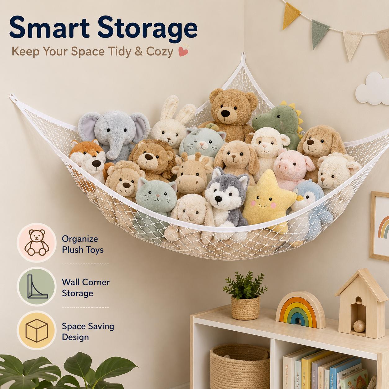 Jaring Penyimpanan Mainan Gant - Kids Toys Kids Toys ulasan dan harga
