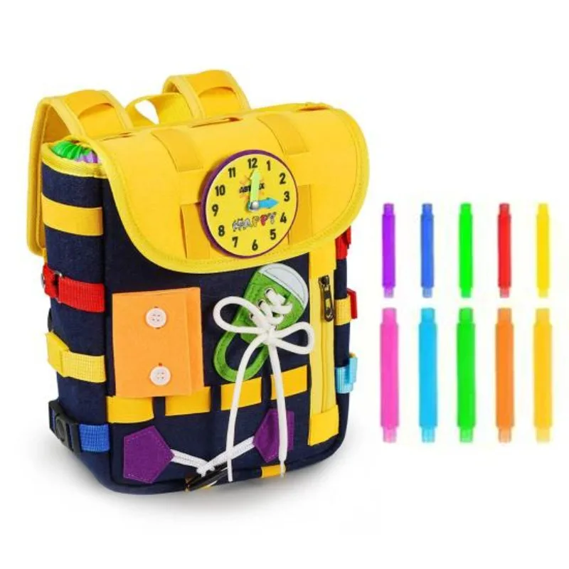 Ransel Felt Montessori untuk B - Kids Zipper Toys ulasan dan harga