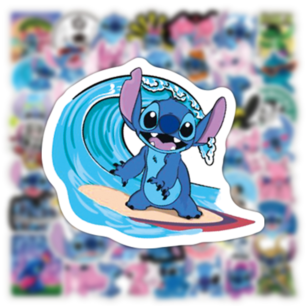 50/100 Buah Stiker Jahitan Luc - Kids Toys Laptop ulasan dan harga