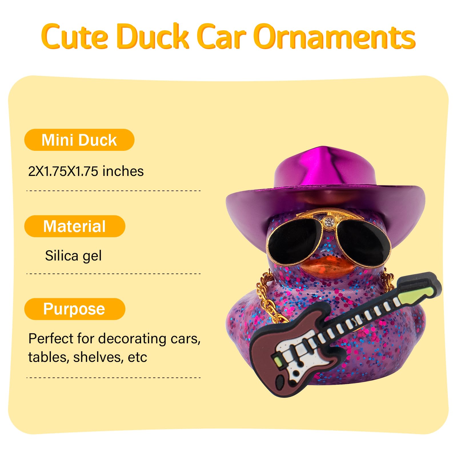 Dekorasi Mobil Topi Koboi Lase - Rubber Duck Bath ulasan dan harga
