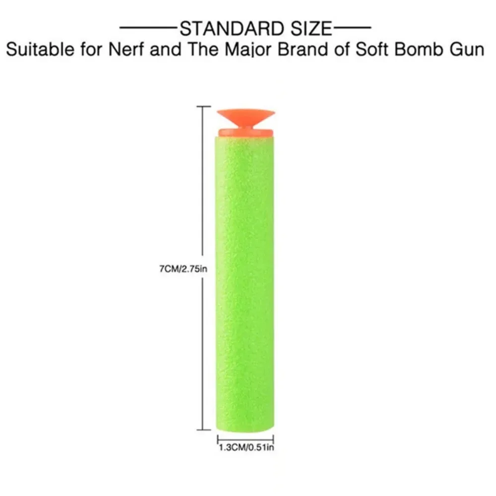 Anak panah 7.2cm 100/1000 buah - Foam Dart Gun ulasan dan harga