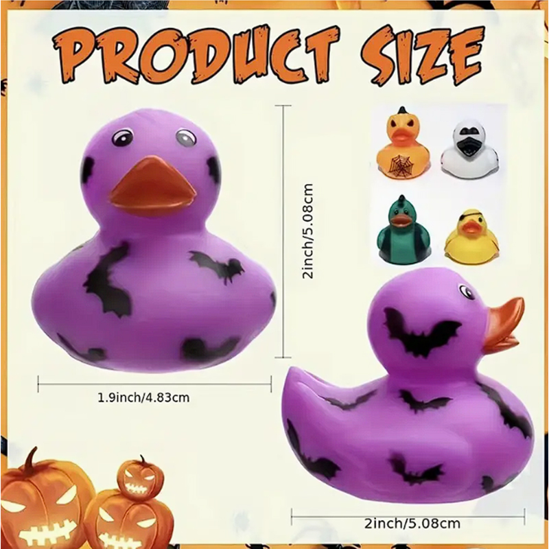 4 Buah Bebek Karet Halloween,  - Rubber Duck Bath ulasan dan harga