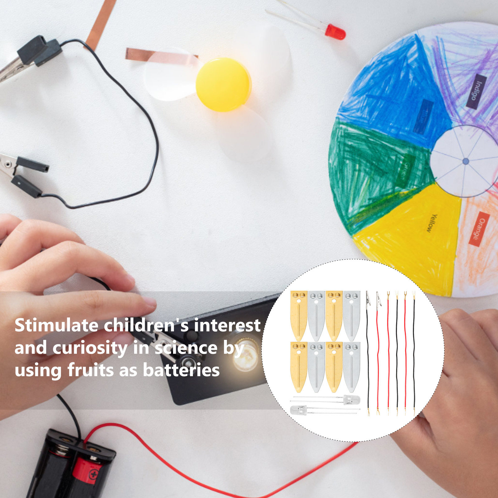 1Set Kit Sains Baterai Kentang - Science Experiment Kit ulasan dan harga